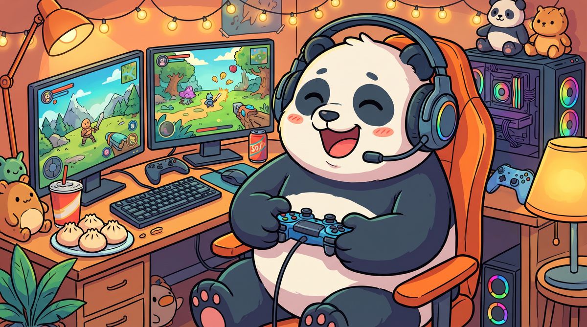 猎奇熊猫游戏视频